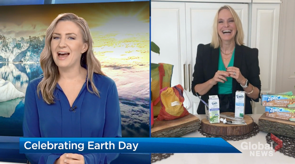 Honouring Earth Day 2022 with Small Everyday Changes with Global News Moving Edmonton