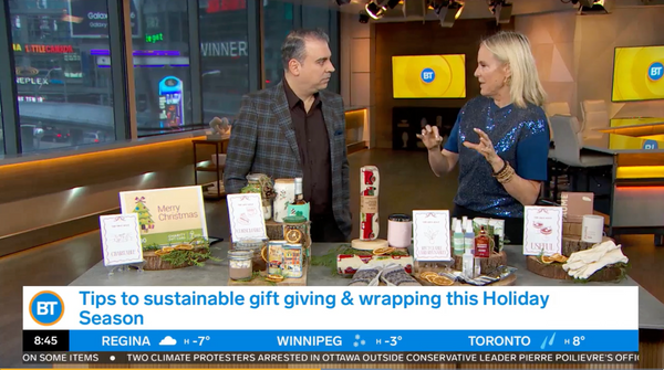 Creative and Sustainable Gifts for the Holiday Season with Breakfast Television