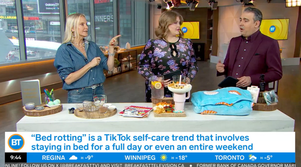 Mindful Bed Rotting with Breakfast Television