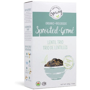Second Spring Organic Sprouted Lentil Trio