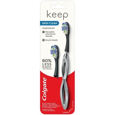 Colgate Keep Deep Clean Manual Toothbrush Silver
