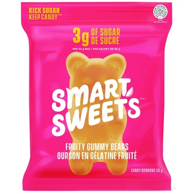 SmartSweets Fruity Gummy Bears Pouch