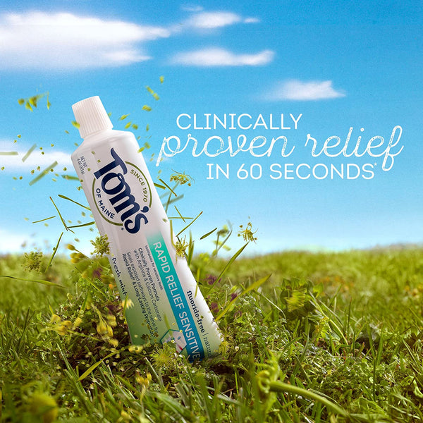 Toms of Maine Rapid Relief Sensitive Toothpaste